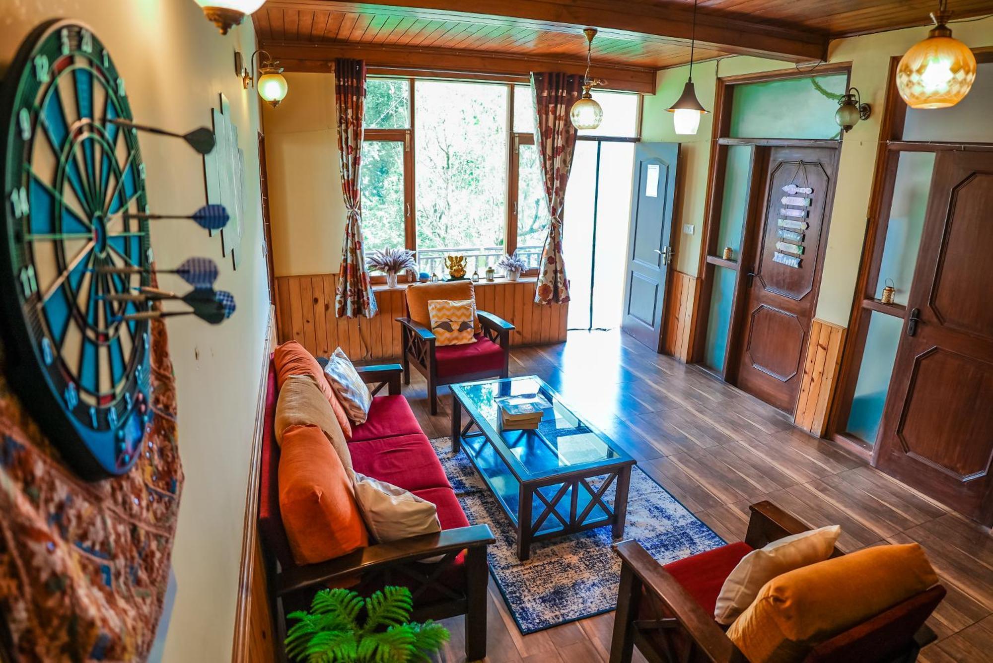 The Manu Emerald # Farmhouse # Top Selling Cottage In Manali # Peaceful Heritage Cozy Stay # Lawn With Bonfire # Most Awarded Exterior foto
