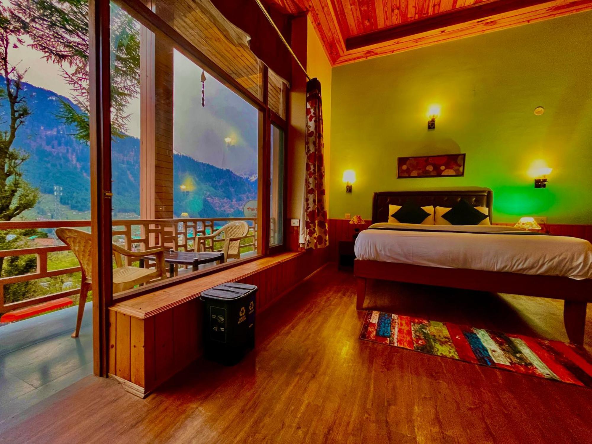 The Manu Emerald # Farmhouse # Top Selling Cottage In Manali # Peaceful Heritage Cozy Stay # Lawn With Bonfire # Most Awarded Exterior foto